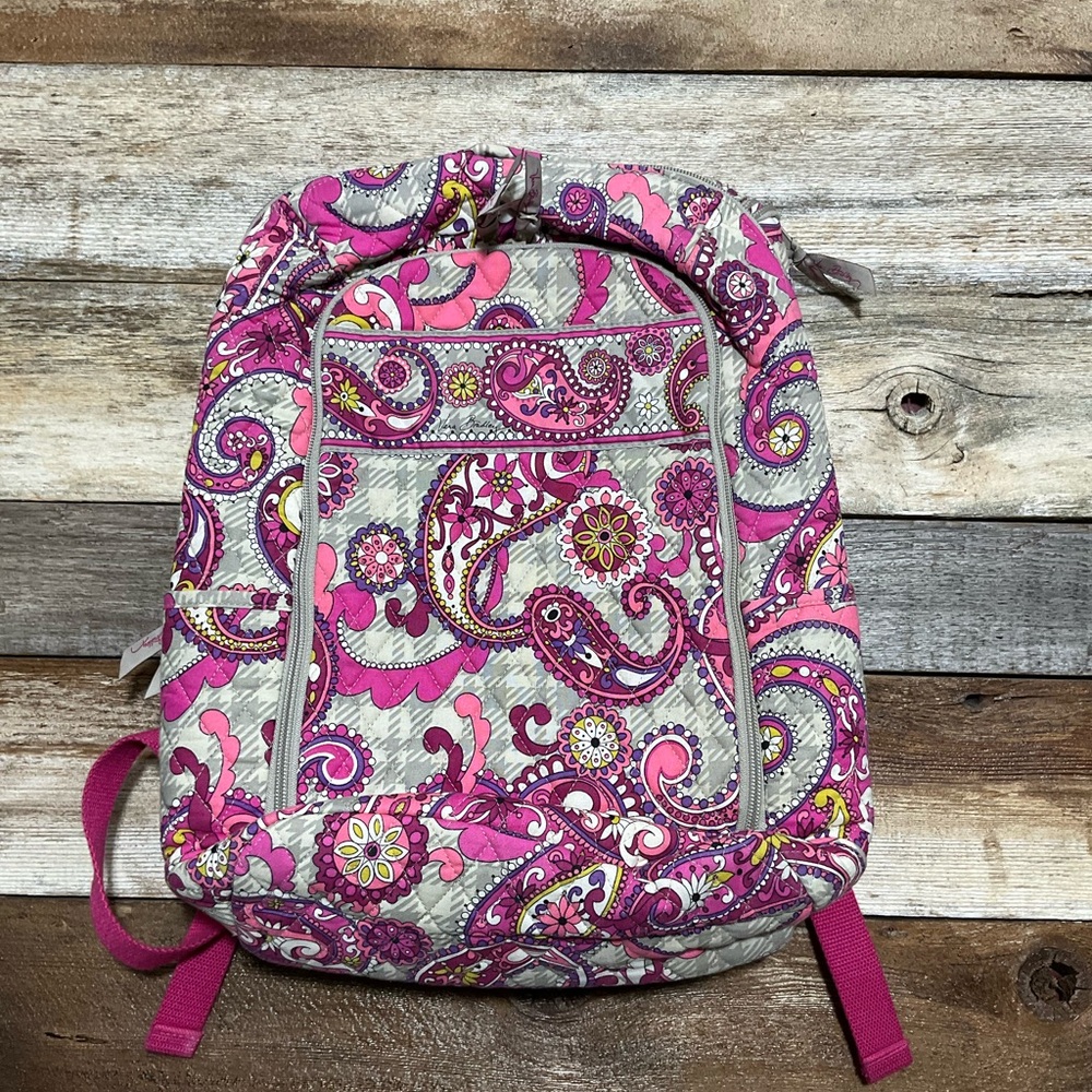 Vera Bradley Campus Backpack in the "Paisley Meets Plaid" or "Pink Paisley"